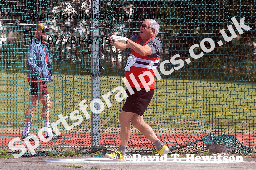 Hammer, 2025 NEMAA Track and Field, Monkton. Photo: David T. Hewitson/Sports for All Pics